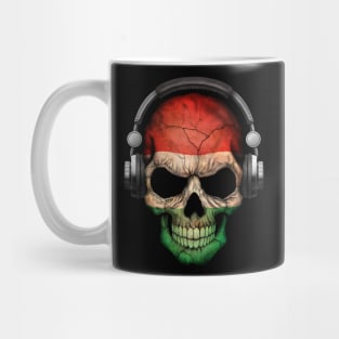 Dark Skull Deejay with Hungarian Flag Mug